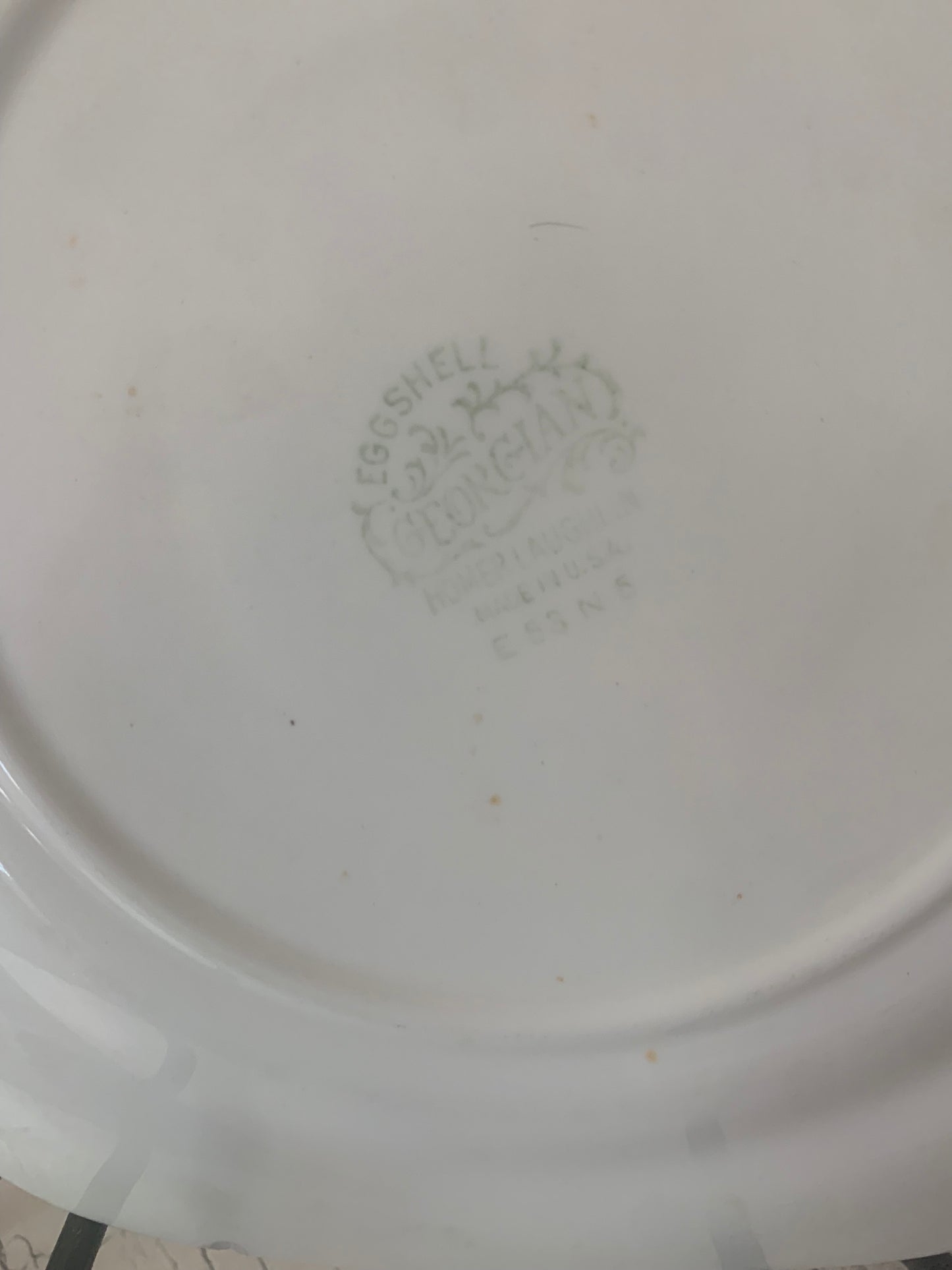 Vintage Homer Laughlin Pink  with Gold Trim Dessert Plates, Set of 3