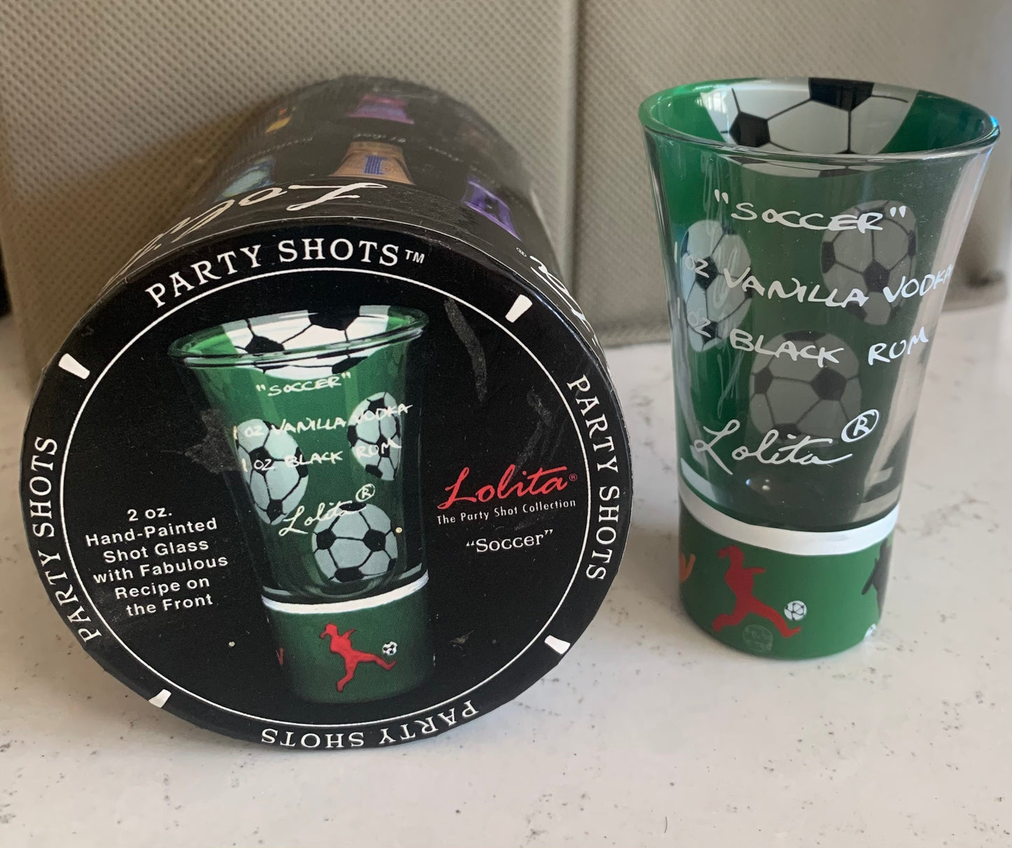 Lolita Soccer Shot Glass