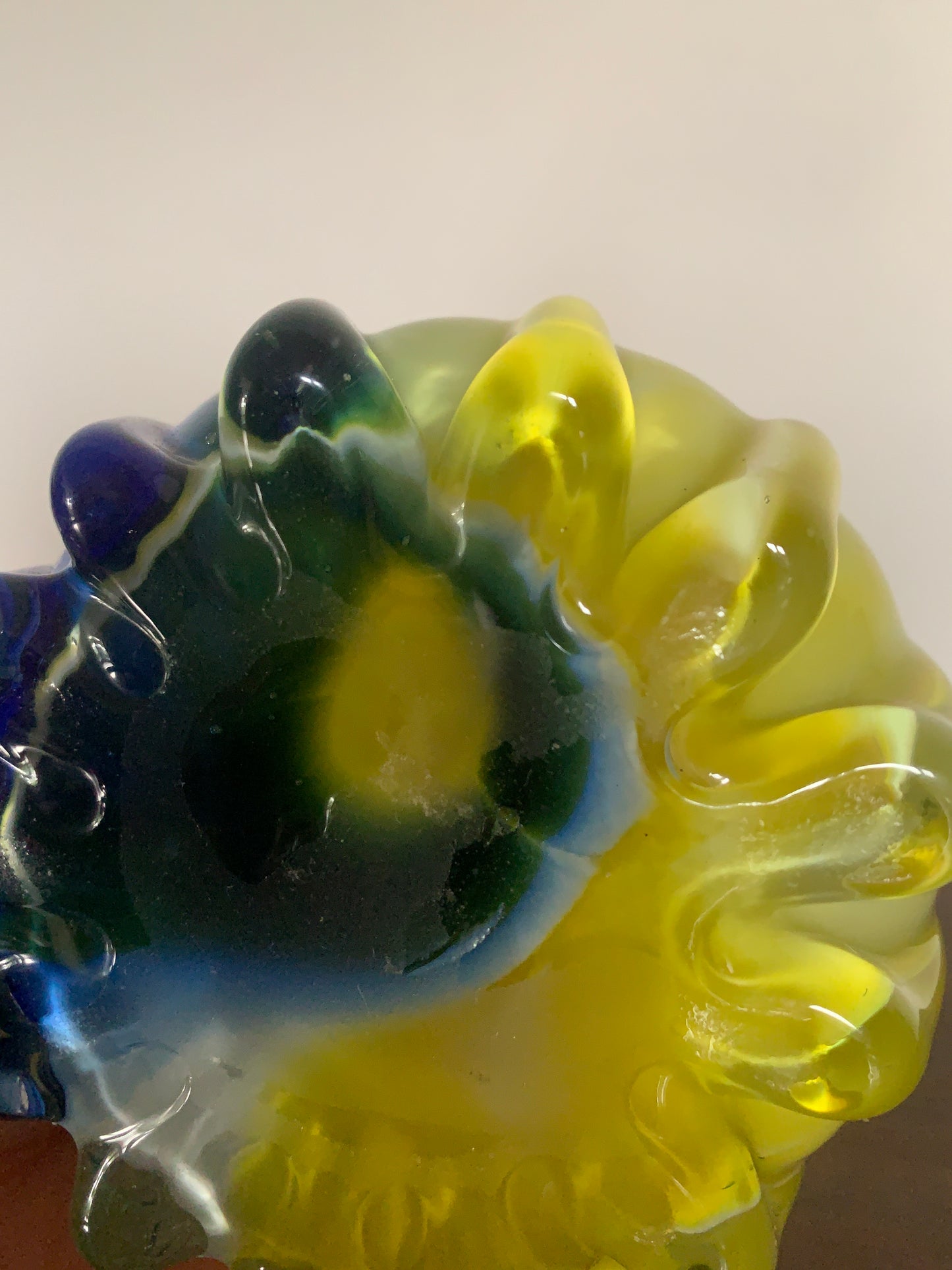 Hand Blown Vintage Jack in the Pulpit Vase, Murano Style