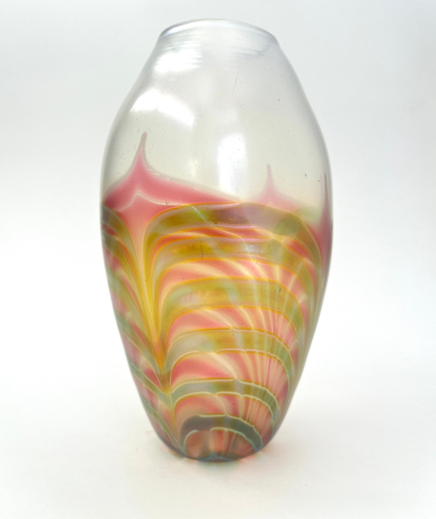 Art Deco Style Hand-blown Glass Vase, Murano?