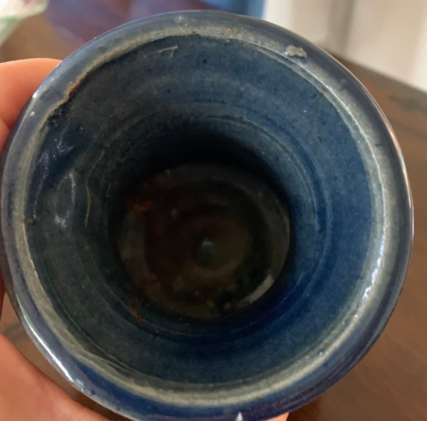 Blue Studio Hand-Thrown Ceramic Vase