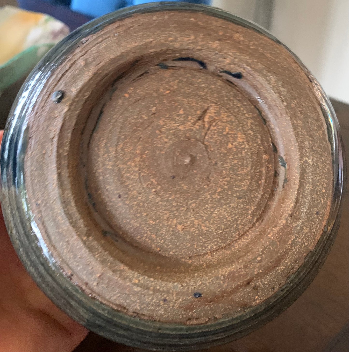 Hand-thrown Studio Blue Ceramic Bowl