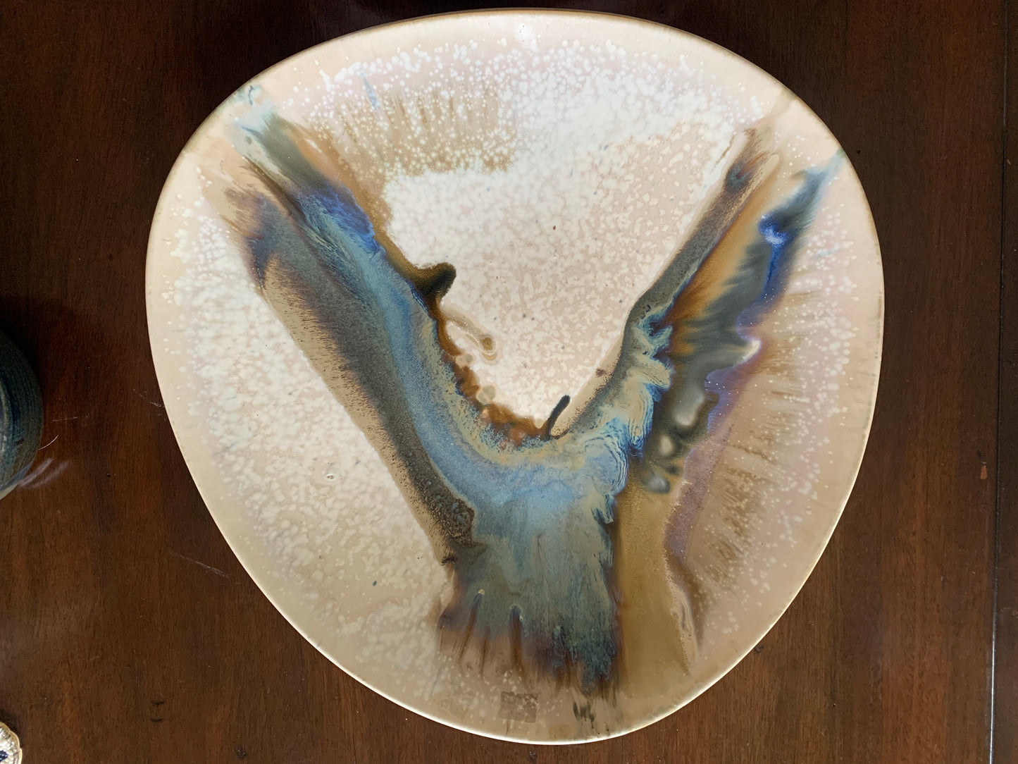 Handcrafted Studio Pottery Platter - Signed