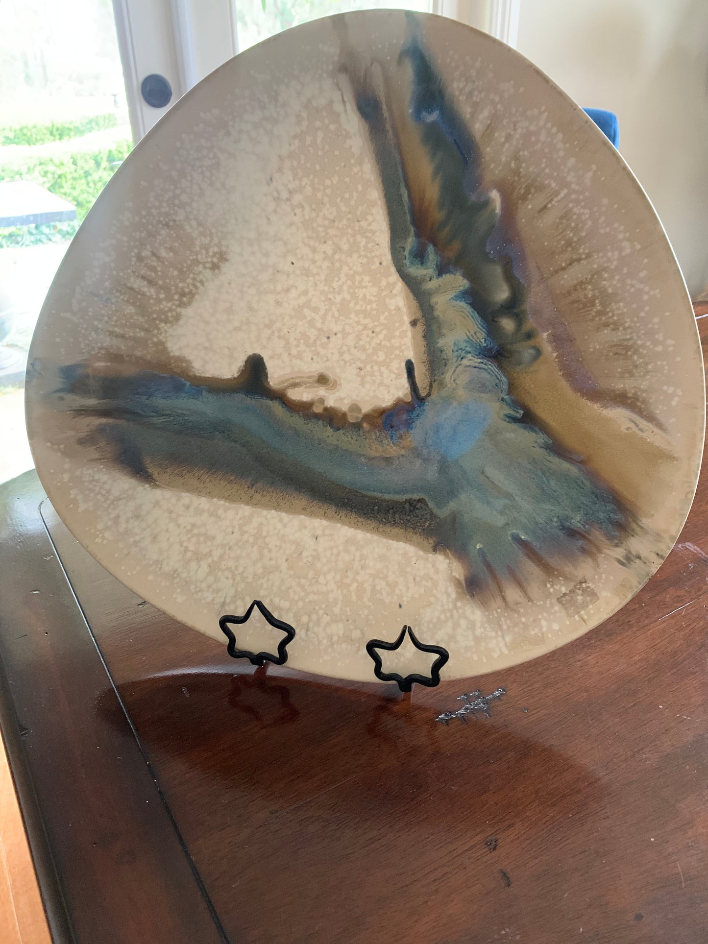 Handcrafted Studio Pottery Platter - Signed