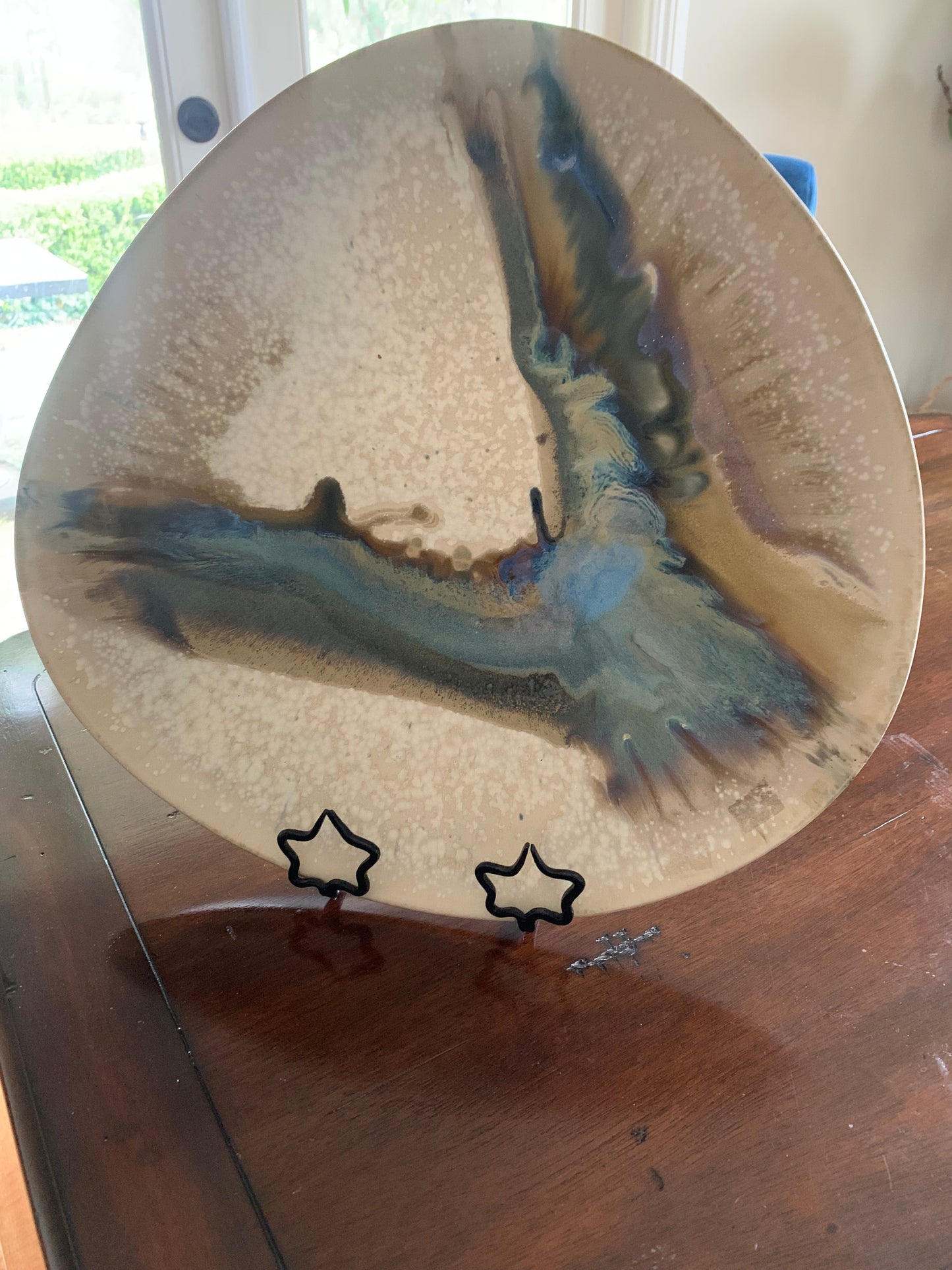 Handcrafted Studio Pottery Platter - Signed