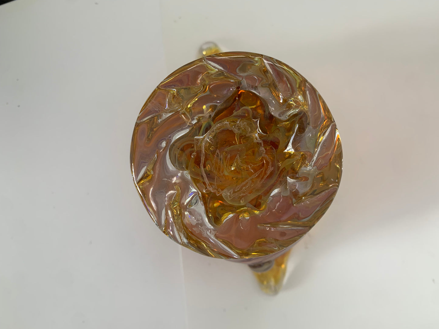 Gorgeous Vintage Hand-Blown Art Glass Vase