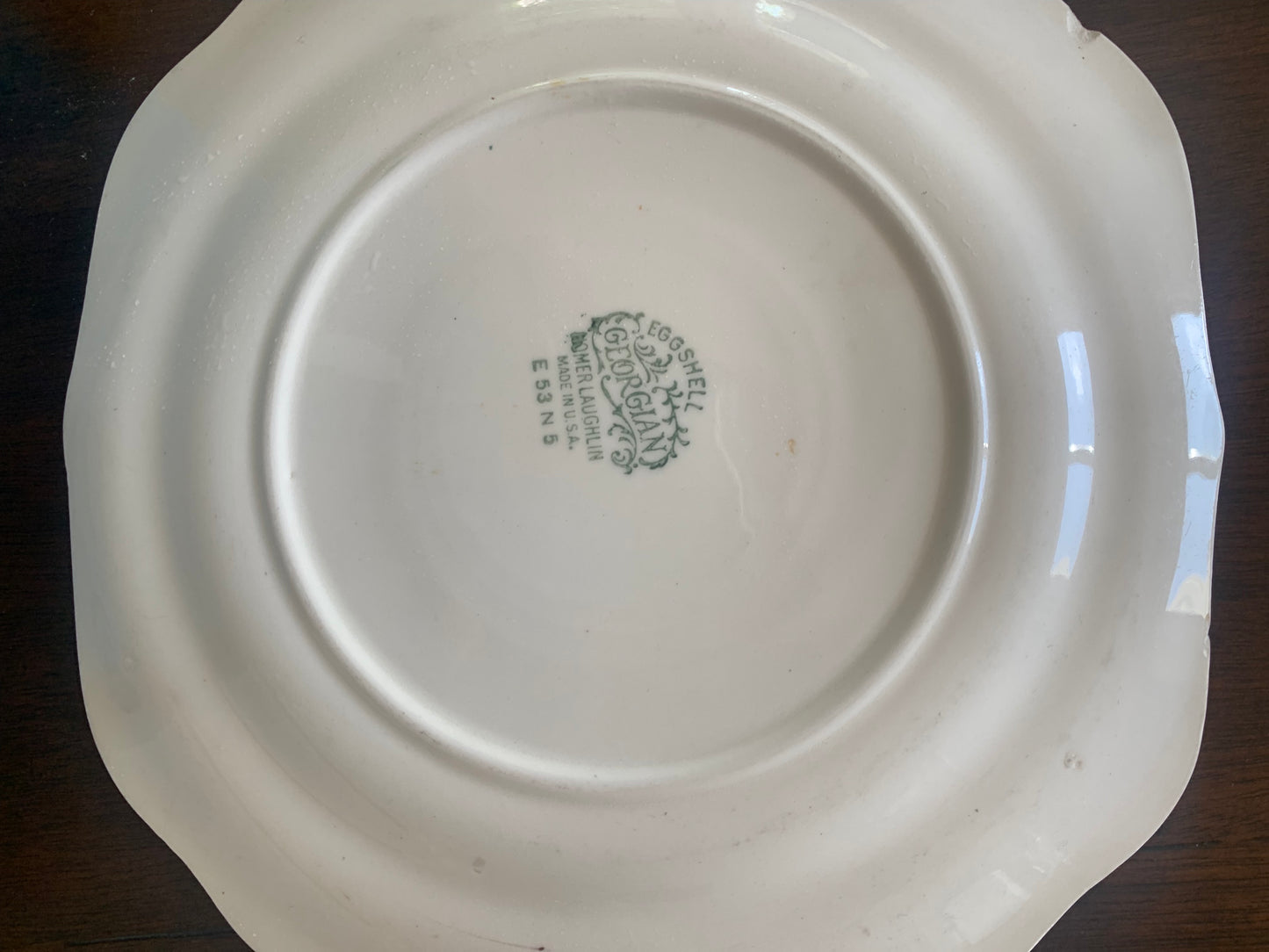 Vintage Homer Laughlin Pink  with Gold Trim Dessert Plates, Set of 3