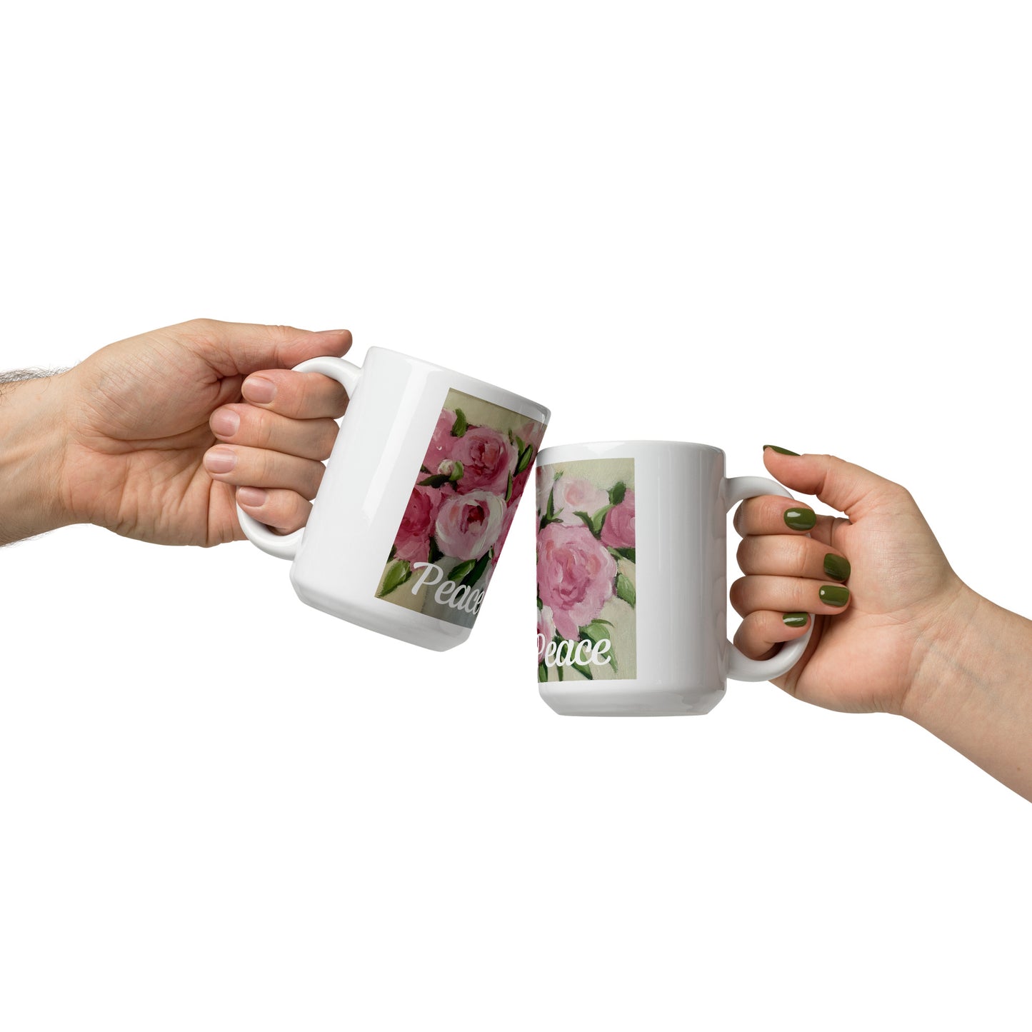 Rose Floral Peace Mug
