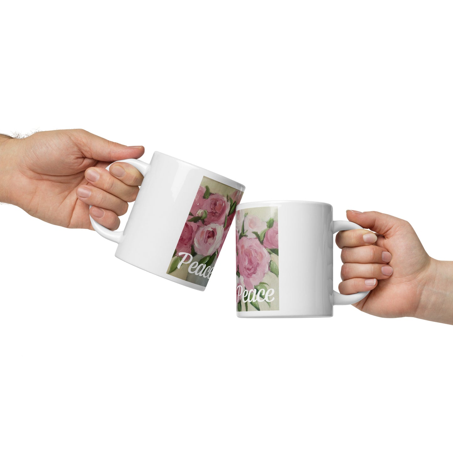 Rose Floral Peace Mug