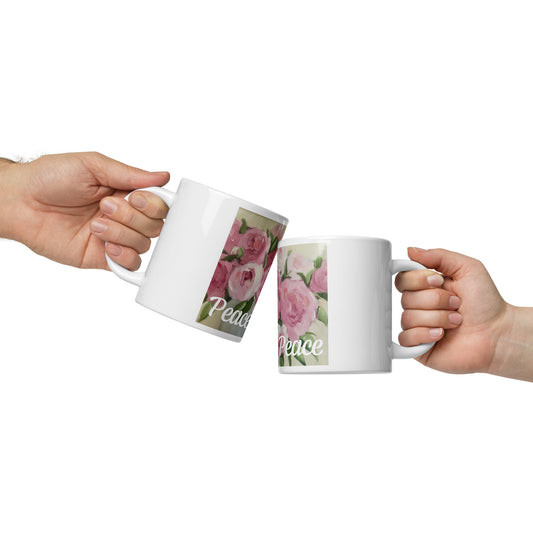 Rose Floral Peace Mug