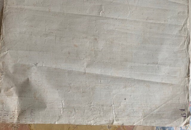 Beautiful Early 1900s French Tapesty Painting, Gouache on Paper