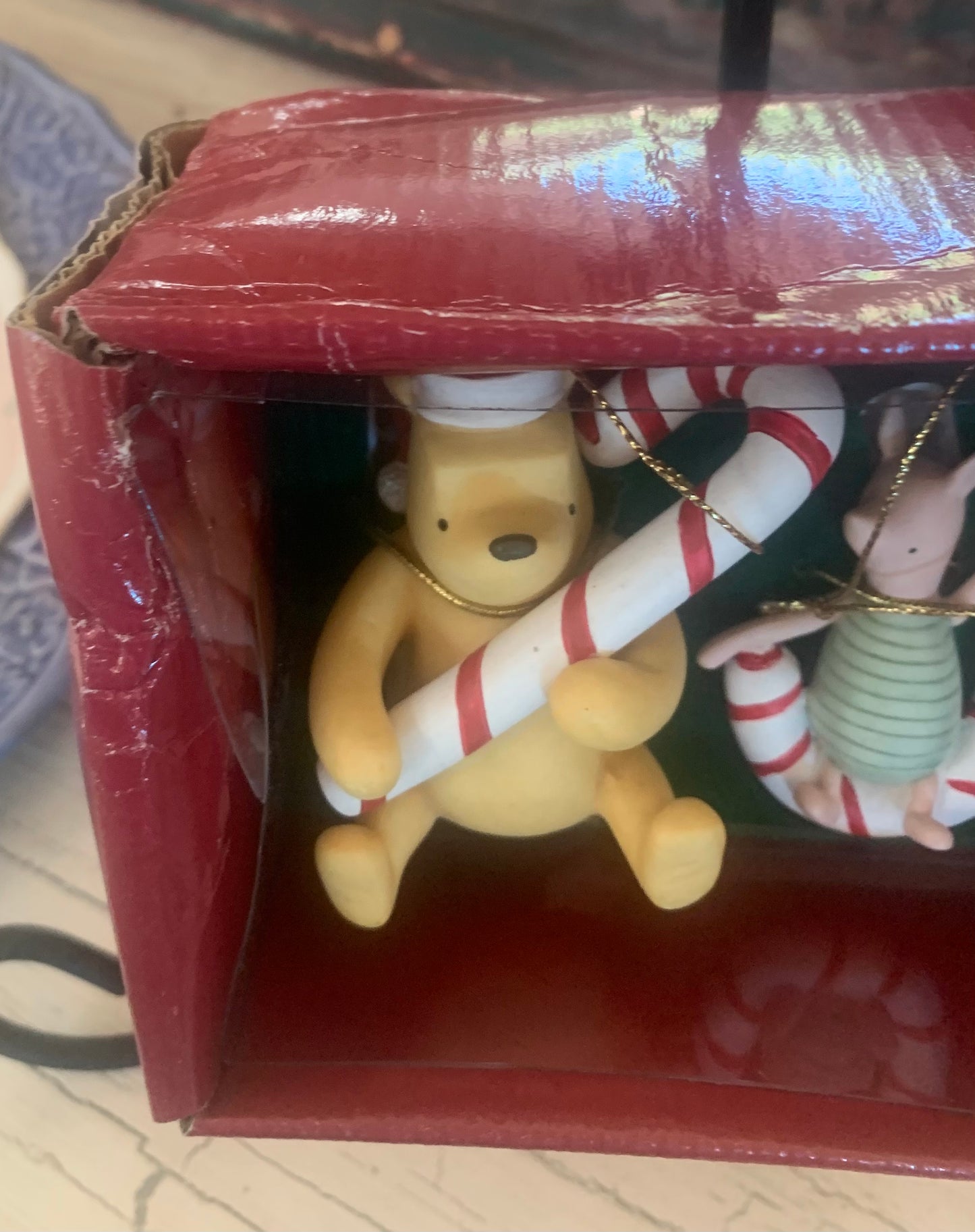 Pooh & Piglet Ornament Set - Fun in the Snow