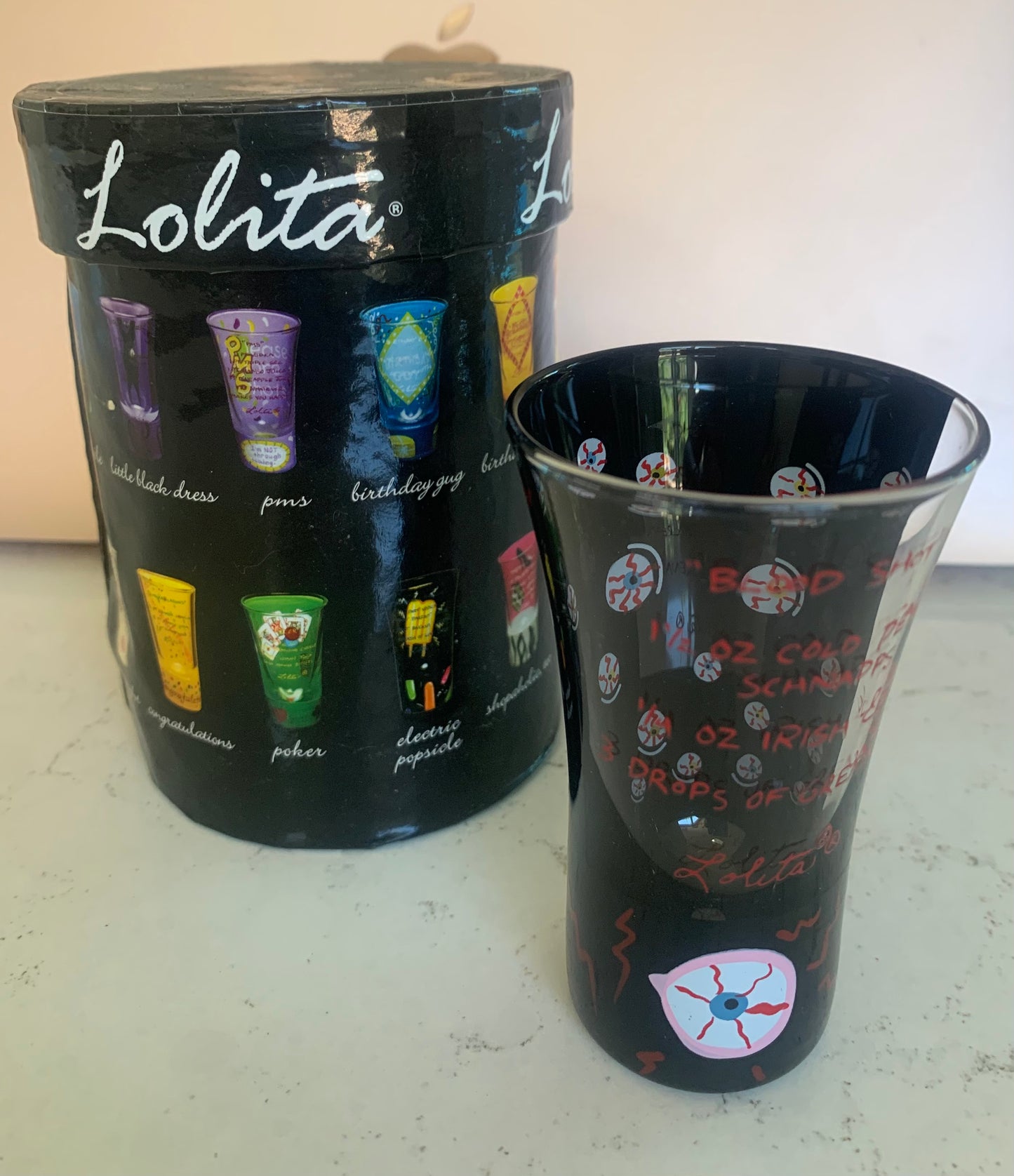 Blood Shot Shooter, from Lolita - Great Halloween Party Glass