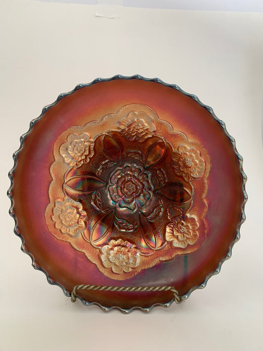 Carnival Glass Dish - Vintage