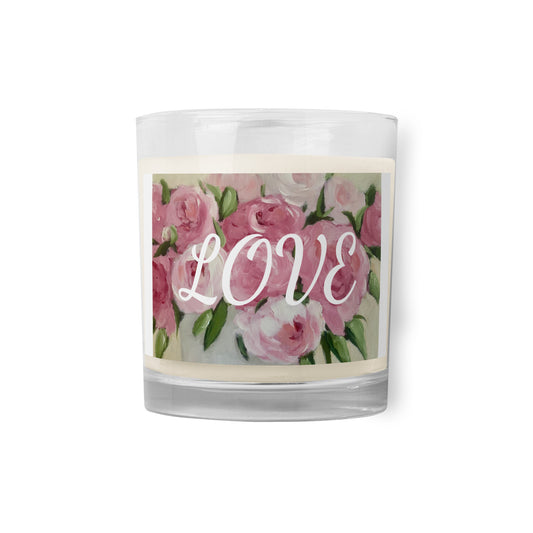 LOVE soy wax candle