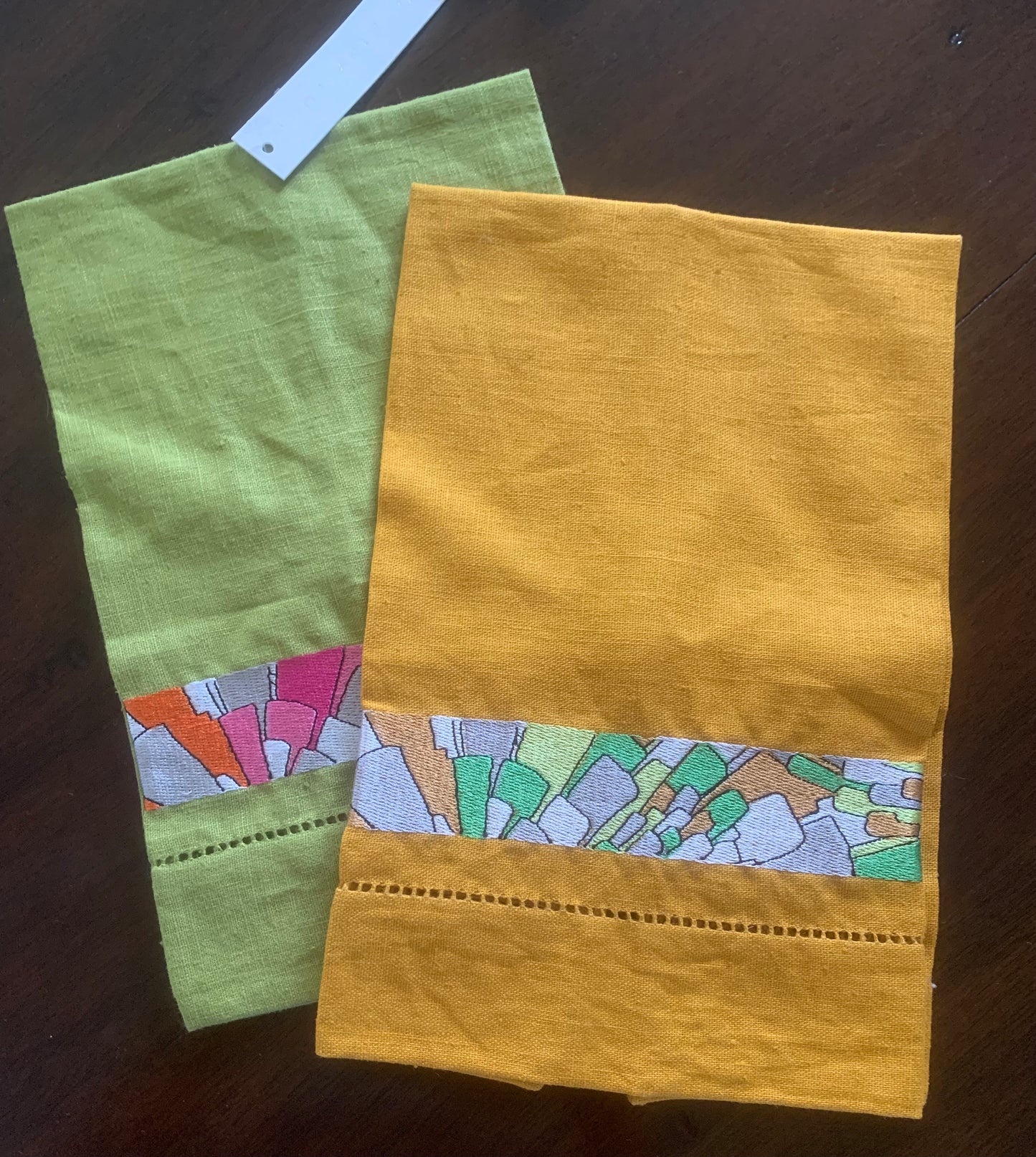 Trina Turk Embroidered Hand Towels